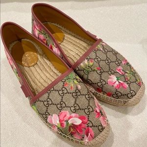 🎉 Host Pick 🎉 Gucci GG Supreme Espadrilles Bloom Pink